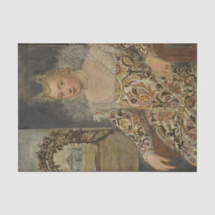 Papel De Seda Retrato de una noble dama por Francesco Montemezza