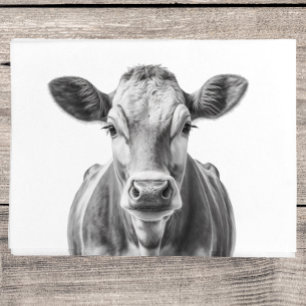 Papel De Seda Retrato de vaca