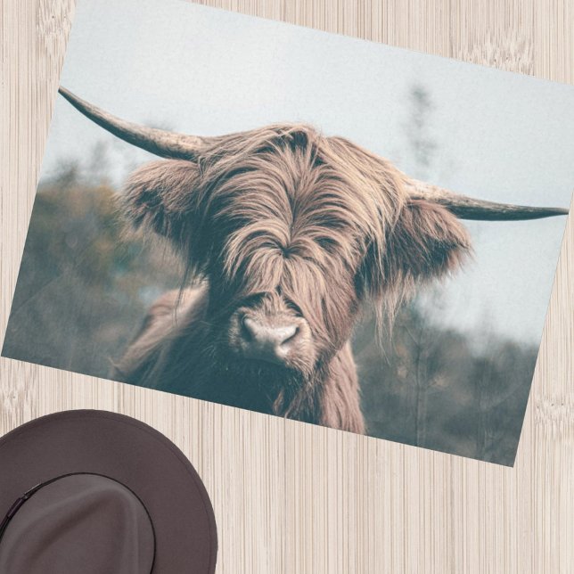 Papel De Seda Retrato de vaca Highland (Subido por el creador)