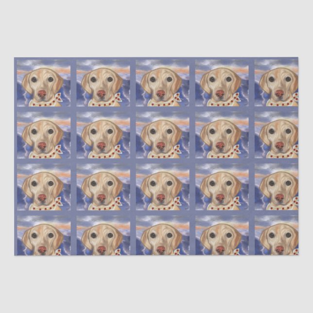 Papel De Seda Retriever de Labrador (Anverso)