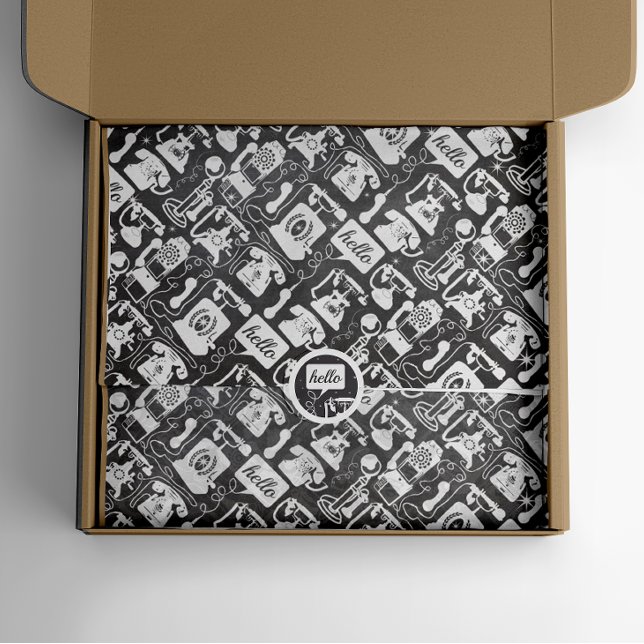 Papel De Seda Retro 50 Cualquier patrón de teléfono de moda anti (Sticker not included. You can use the transfer tool to order any product Scroll down. )