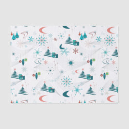 Papel De Seda Retro A Go-Go Navidades