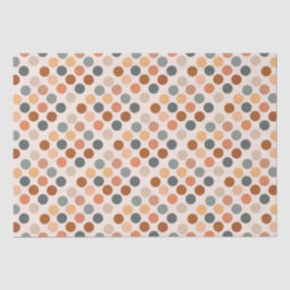 Papel De Seda Retro Boho Dots Neutral