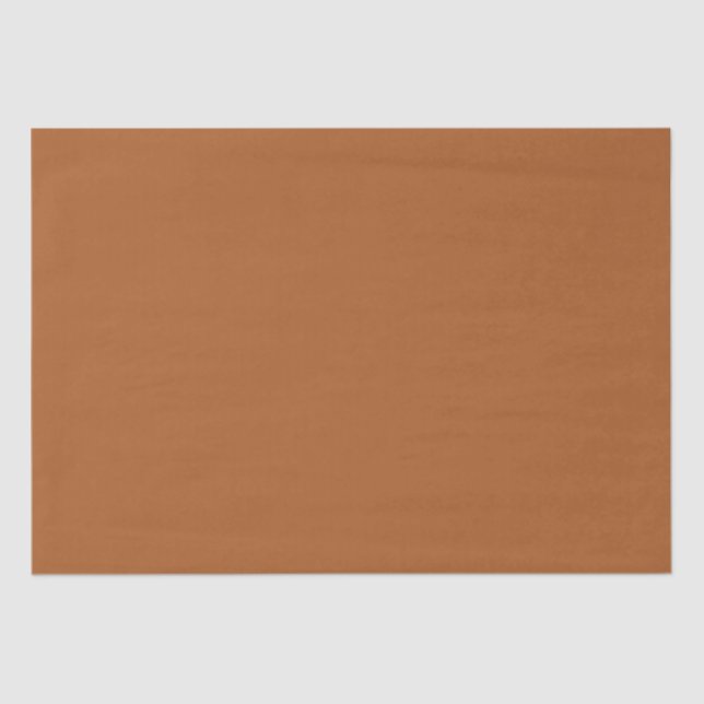 Papel De Seda Retro Boho Rust Brown (Anverso)