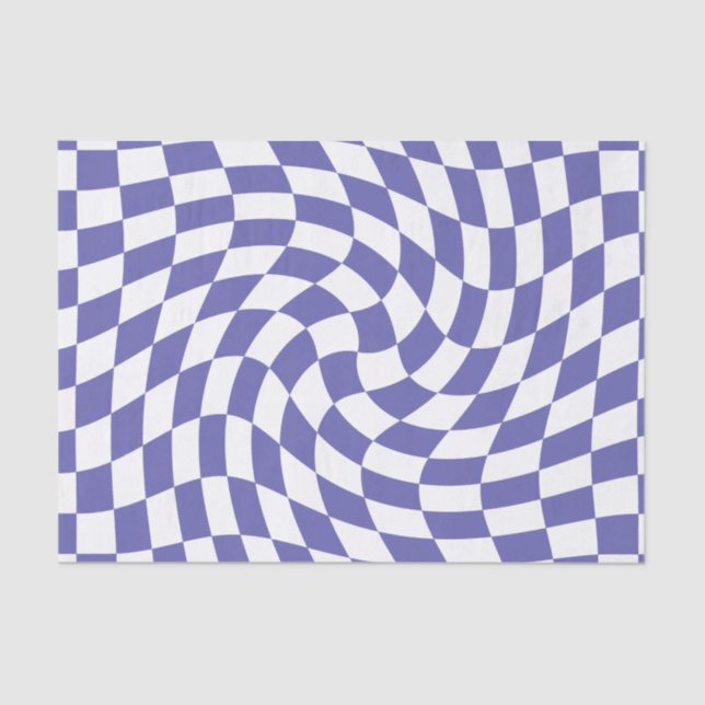 Papel De Seda Retro de cheques retorcidos (Anverso)