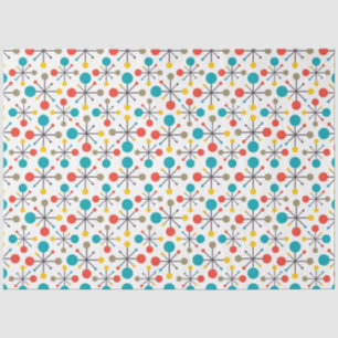 Papel De Seda Retro de cosecha moderna de mediados del siglo XX