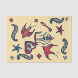 Papel De Seda Retro de escuela antigua