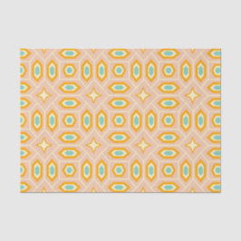 Papel De Seda Retro geometric pattern with hexagons and stars