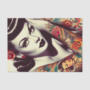 Papel De Seda Retro Glam Pin-up