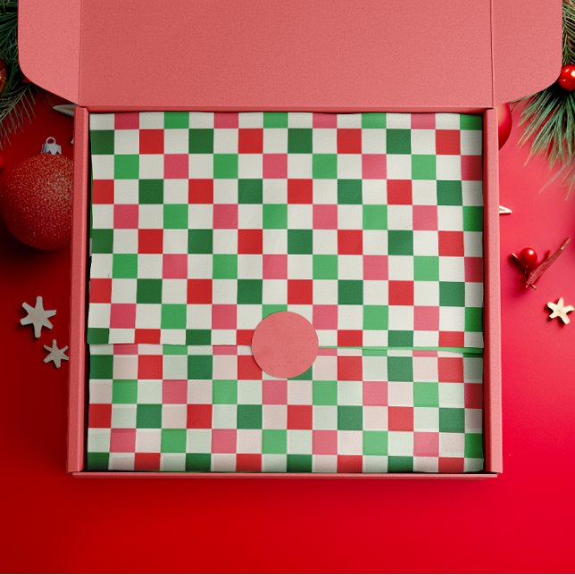 Papel De Seda Retro Holiday Check (Subido por el creador)
