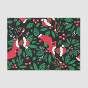 Papel De Seda Reúnete conmigo bajo el mistletoe