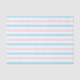 Papel De Seda Revelación de género de franjas azules rosas