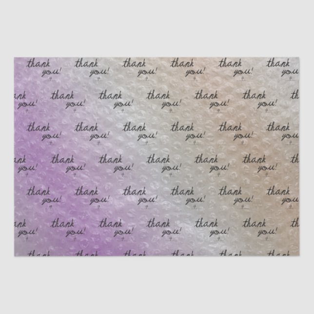 Papel De Seda Revendedor de burbujas Sapin-Sapin Gracias (Anverso)