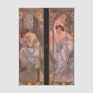 Papel De Seda Reverie Nocturna (Sueño Nocturno) de Mucha