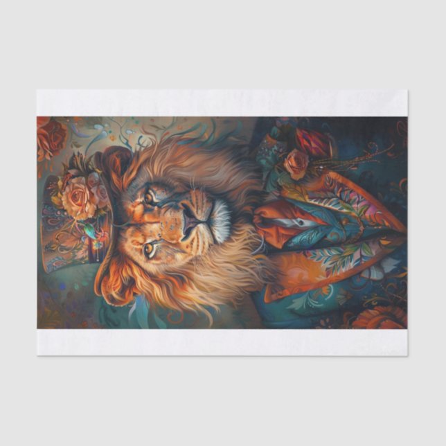 Papel De Seda Rey de la Selva13 (Anverso)