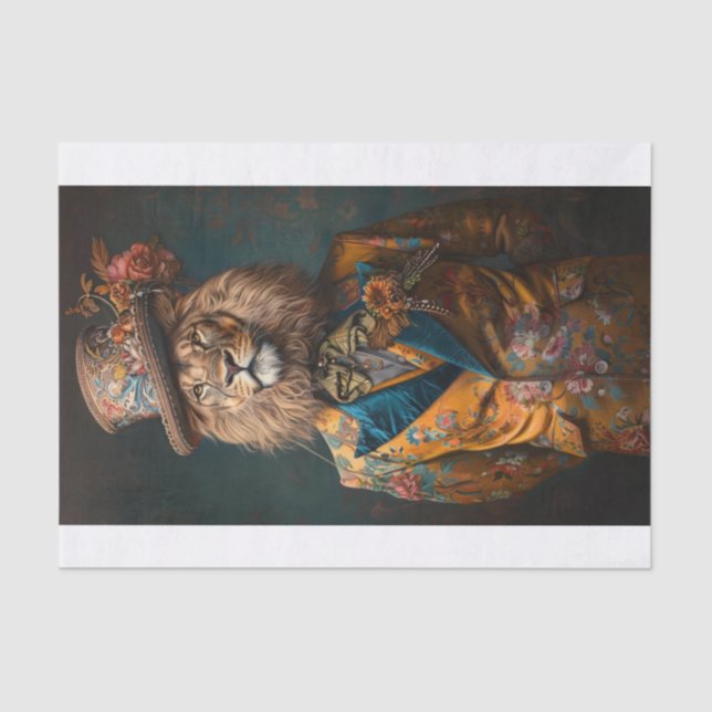 Papel De Seda Rey de la Selva15 (Anverso)