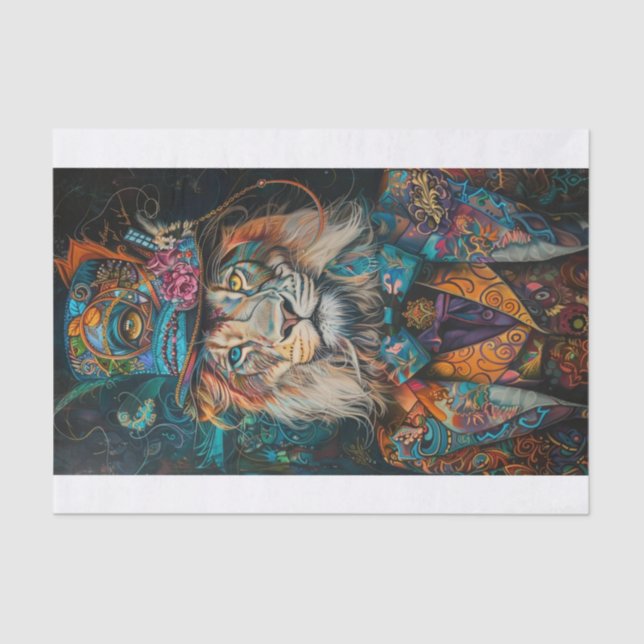 Papel De Seda Rey de la Selva4 (Anverso)