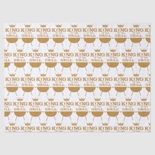 Papel De Seda Rey Del Grill, Oro (Anverso)