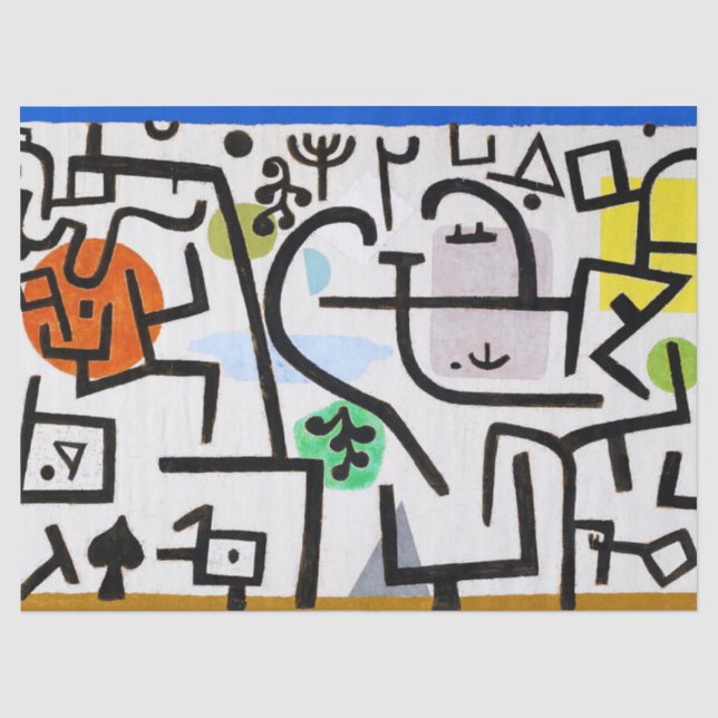 Papel De Seda Rich Port, Paul Klee (Anverso)