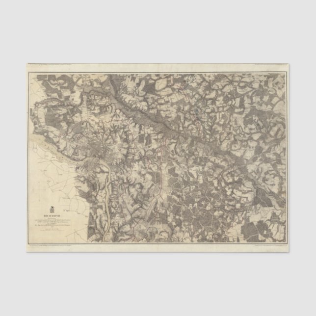 Papel De Seda Richmond, Virginia (Anverso)