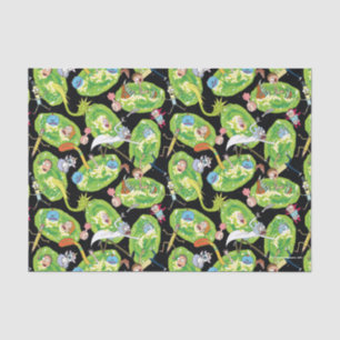 Papel De Seda RICK AND MORTY™   Patrón de caída a través de port