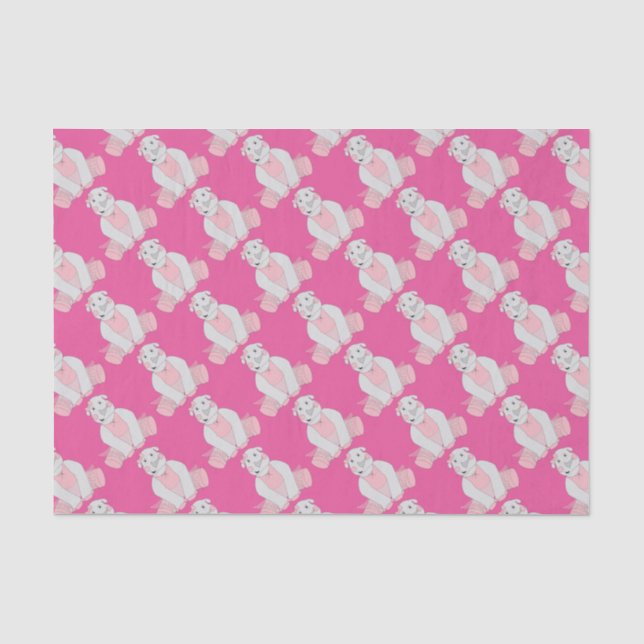 Papel De Seda Rinoceronte Bailarina ilusima (Anverso)