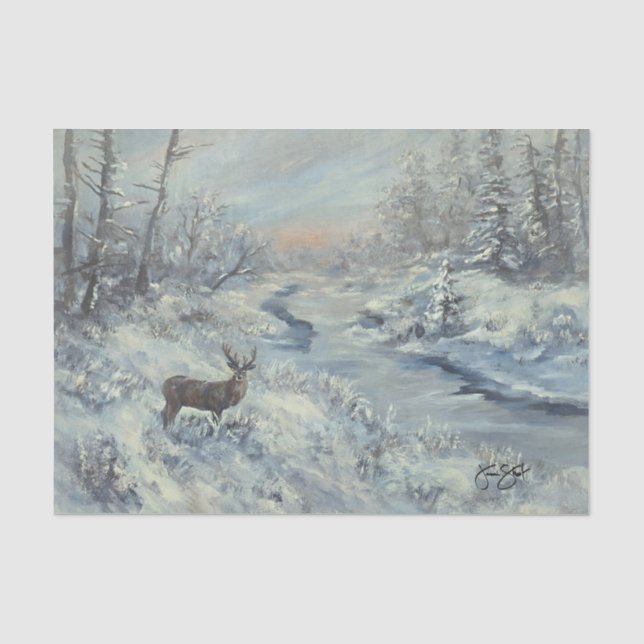 Papel De Seda Río Buck (Anverso)