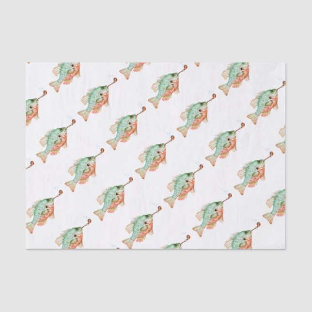 Papel De Seda Río Sunfish con tubería (Anverso)