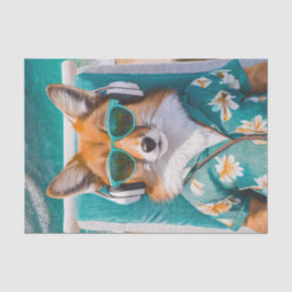 Papel De Seda Riviera Rascal, Foxy Summer Fun Tejido Paper