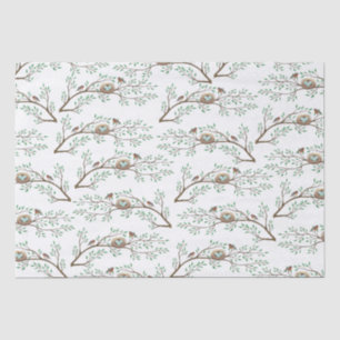 Papel De Seda Robin Birds Nest Eggs Spring Baby Shower