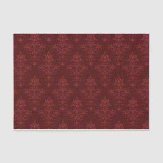 Papel De Seda Rococó en rojo