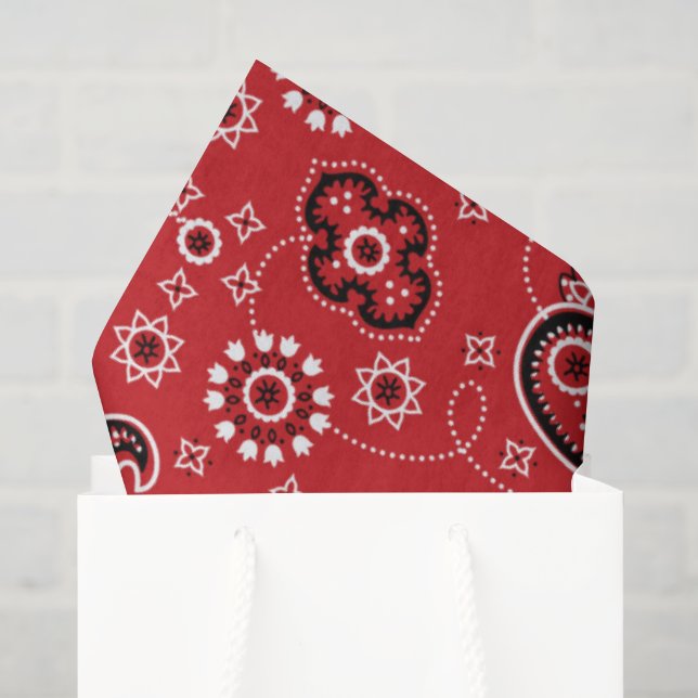 Papel De Seda Rodeo Bandana Occidental Moderno Cowboy (Bolsa de regalo)