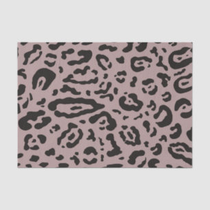 Papel De Seda Rojizo Malva Rosa Cheetah Leopardo Animal Fiesta