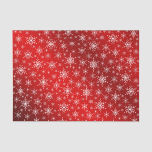 Papel De Seda rojo, blanco, estrella, estrellas, Navidades + Mue (Anverso)
