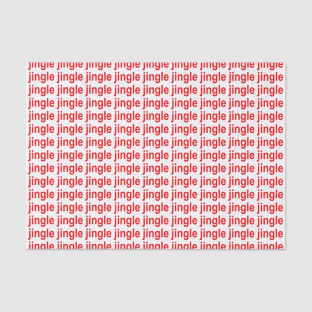 Papel De Seda Rojo jingle (Anverso)