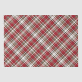 Papel De Seda Rojo, Mocha y Crema Tocados #2