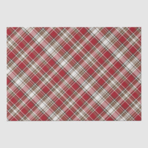 Papel De Seda Rojo, Mocha y Crema Tocados #2