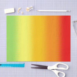 Papel De Seda Rojo Naranja Amarillo Verde