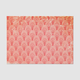 Papel De Seda Rojo Retro Apretado