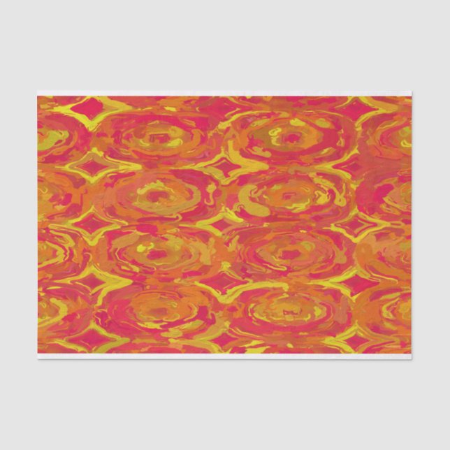 Papel De Seda Rojo y amarillo (Anverso)