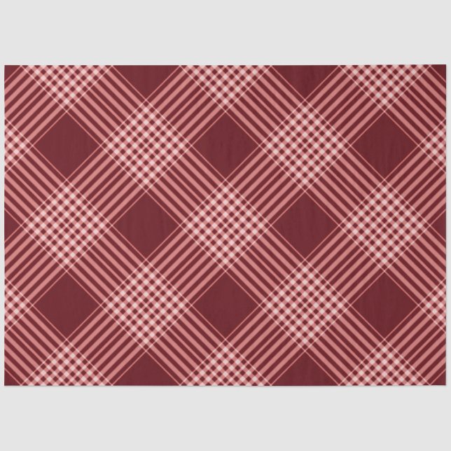 Papel De Seda Rojo Y Blanco (Anverso)