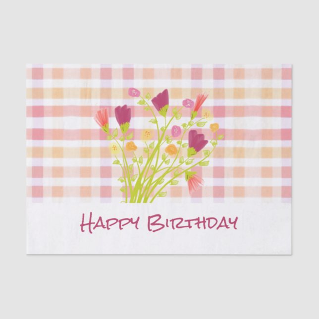 Papel De Seda Rojo Y Engranaje (Anverso)