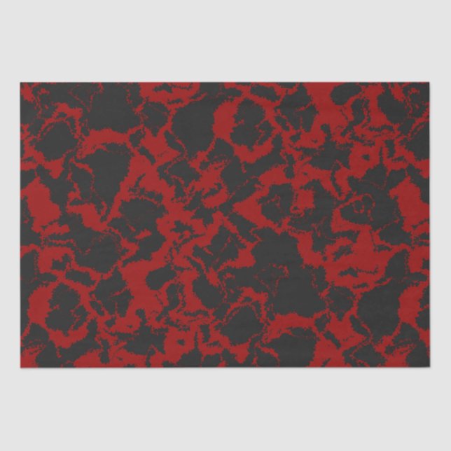Papel De Seda Rojo y gris (Anverso)