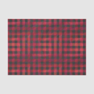 Papel De Seda Rojo y negro trenzado