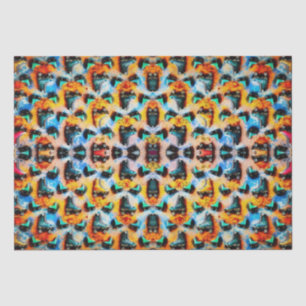 Papel De Seda Rolling Skates African Art Tissue Paper