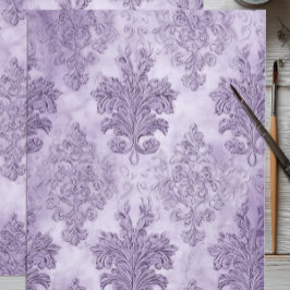 Papel De Seda Rollo barroco de lavanda