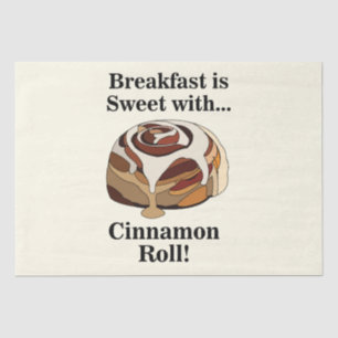 Papel De Seda Rollos de Canela Pan Dulce Pastelería