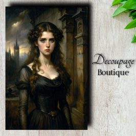 Papel De Seda Romance Gótico Decoupage