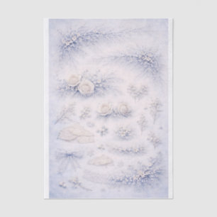 Papel De Seda Romance Suave Gótico Mini Elementos FJ2 Decoupage