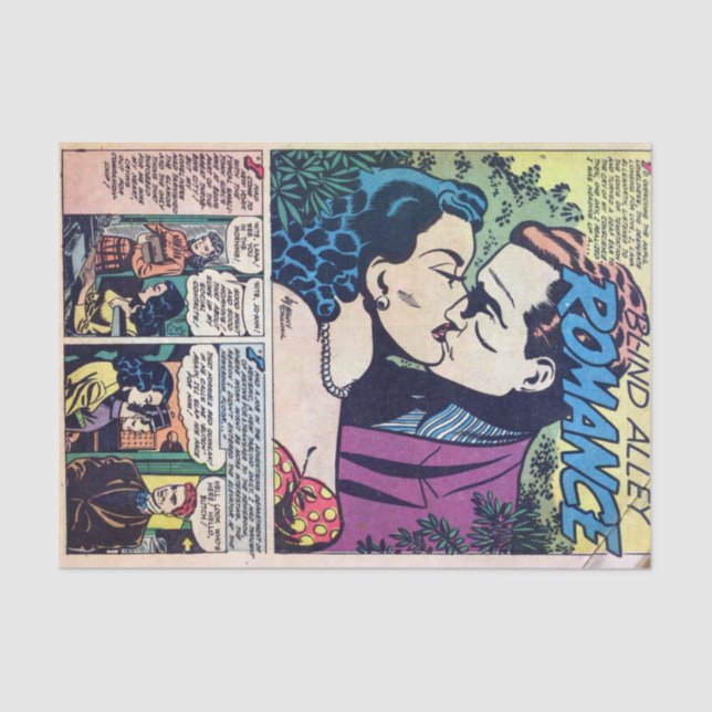 Papel De Seda Romance vintage (Anverso)